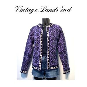 ☀️ 3/$25 Vintage Lands’End Thick Wool Sweater